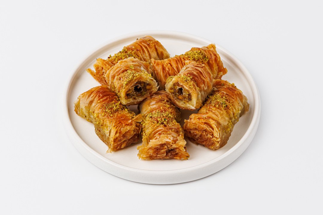 Baklava pastry with honey and nuts