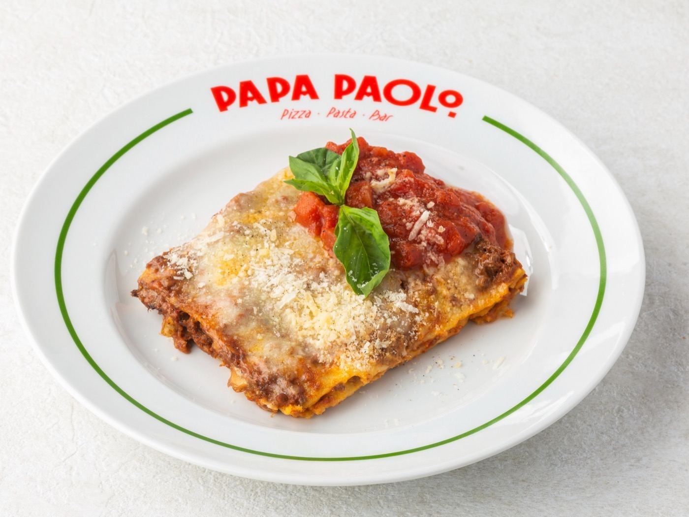 Meat lasagna with Parmesan